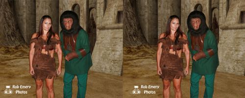 Dr. Zira escorts Nova from her cell for closer study